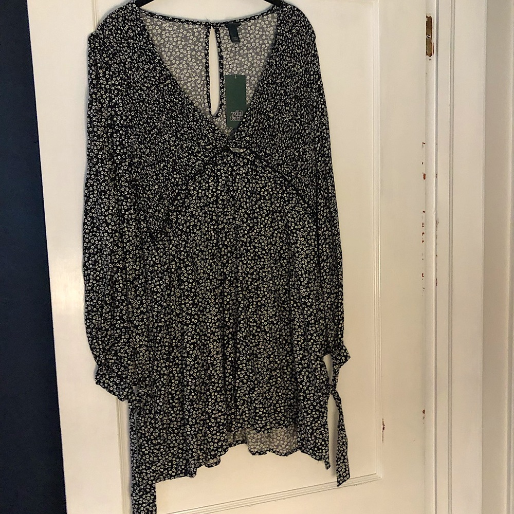NWT Wild Fable Black & White Mini Dress